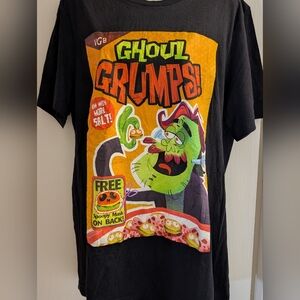 Ghoul Grumps Kids T-Shirt - Black. Adult L.